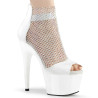 Pleaser ADORE-765RM White Patent Strass Mesh Sale Women