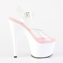Pleaser ADORE-708 Rose White High Heeled Shoes Women
