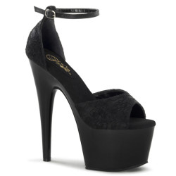 Pleaser ADORE-768 Black Satin Lace Sale Women