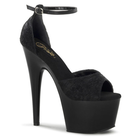 Pleaser ADORE-768 Black Satin Lace Sale Women