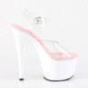Pleaser ADORE-708 Rose White High Heeled Shoes Women