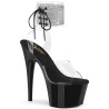 Pleaser ADORE-791-2RS Transparent Black Sale High Heels