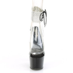 Pleaser ADORE-791-2RS Transparent Black Sale High Heels