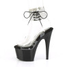 Pleaser ADORE-791-2RS Transparent Black Sale High Heels
