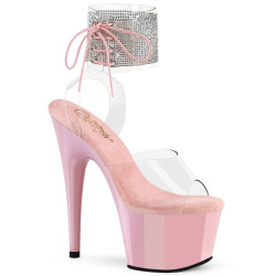 Pleaser ADORE-791-2RS Transparent Rose Sale High Heels