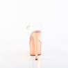 Pleaser ADORE-708 Rose Gold Platform High Heels Sandals