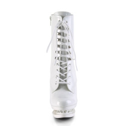 Pleaser BLONDIE-R-1020 White Patent Sale Women