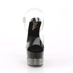 Pleaser ADORE-708-3 Strass Platform High Heels Sandals