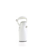 Pleaser CRAZE-809 White Patent Sale Women