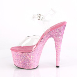Pleaser DELIGHT-1037 Black Vegan Suede Leather Sale