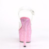Pleaser ADORE-708CF Transparent Pink Confetti Sale Women