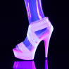 Pleaser DELIGHT-669 White Vegan Leather Sale Women