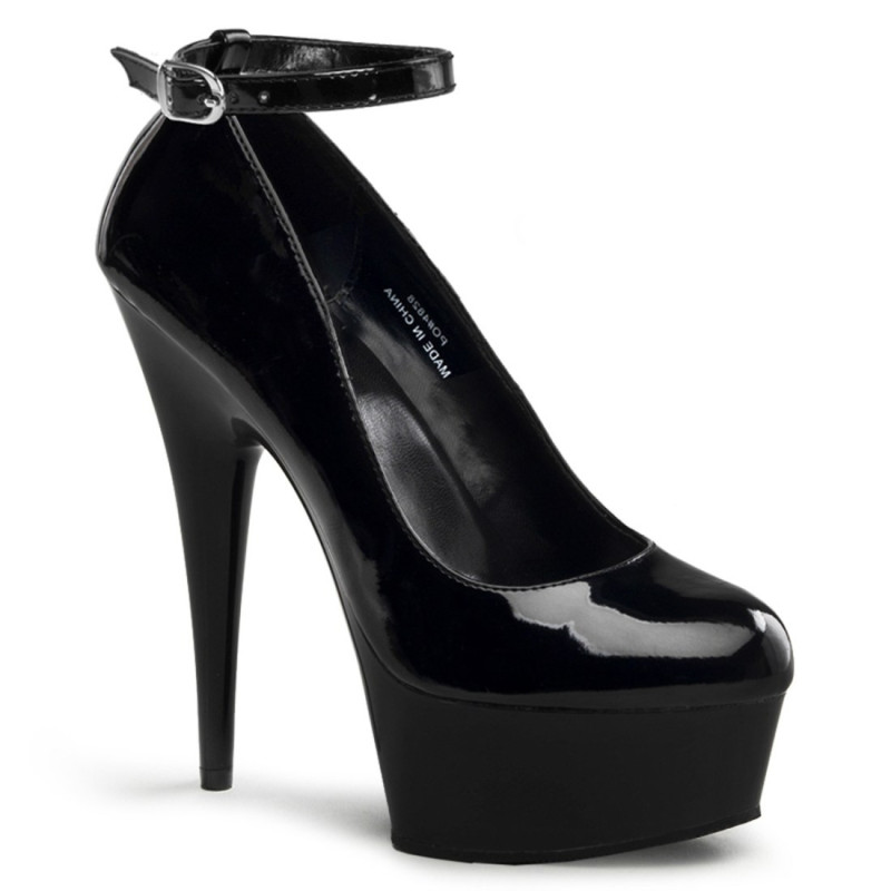 Pleaser DELIGHT-686 Black Patent Sale Women Pleaser DELIGHT-686 Black Patent Sale Women