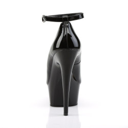 Pleaser DELIGHT-686 Black Patent Sale Women