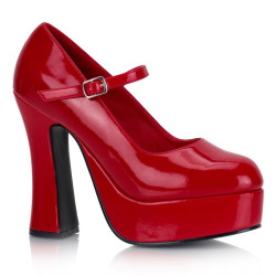 Demonia DOLLY-50 Red Patent Sale Women