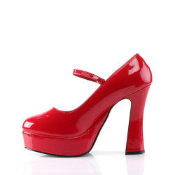 Demonia DOLLY-50 Red Patent Sale Women