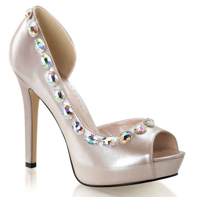 Fabulicious LUMINA-38 Champagne Patent Sale Women Fabulicious LUMINA-38 Champagne Patent Sale Women