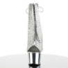Pleaser ADORE-1018DCS Silver Strass Chrome Ankle Boots