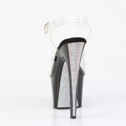 Pleaser ADORE-708CRS-2 Platform Strass Heeled Sandals