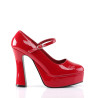 Demonia DOLLY-50 Red Patent Sale Women