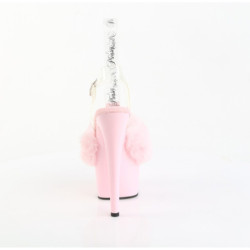Pleaser ADORE-708FUR Rose Faux Fur Platform High Heels