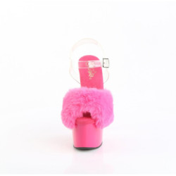 Pleaser ADORE-708FUR Purple Faux Fur Platform High Heel