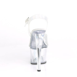 Pleaser SKY-308N Silver Hologram TSilver Sale Women