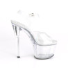 Pleaser SKY-308N Silver Hologram TSilver Sale Women