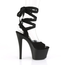 Pleaser SKY-334 Black Vegan Suede Sale Women