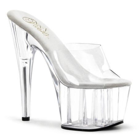 Pleaser ADORE-701 Transparent High Heeled Mules Women