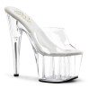 Pleaser ADORE-701 Transparent High Heeled Mules Women