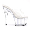 Pleaser ADORE-701 Transparent High Heeled Mules Women