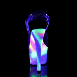 Pleaser ADORE-708GXY Neon Reactive Platform High Heels