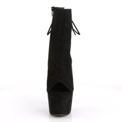 Pleaser ADORE-1018FS Black Vegan Suede Sale Women