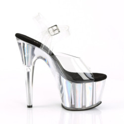 Pleaser ADORE-708HGI Holographic Platform High Heels