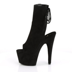 Pleaser ADORE-1018FS Black Vegan Suede Sale Women