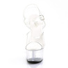 Pleaser ASPIRE-608 Clear Platform High Heels Shoes Women