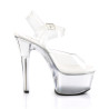 Pleaser ASPIRE-608 Clear Platform High Heels Shoes Women