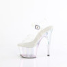 Pleaser ADORE-708HT Hologram Platform High Heel Sandal
