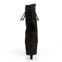 Pleaser ADORE-1018FS Black Vegan Suede Sale Women