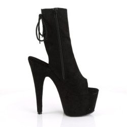 Pleaser ADORE-1018FS Black Vegan Suede Sale Women