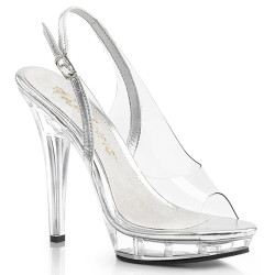 Fabulicious LIP-150 Transparent Silver Sale Women