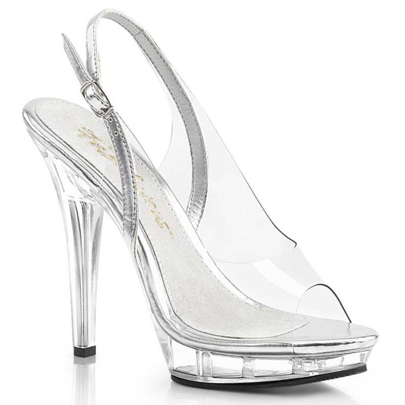 Fabulicious LIP-150 Transparent Silver Sale Women Fabulicious LIP-150 Transparent Silver Sale Women