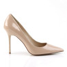 Pleaser CLASSIQUE-20 Nude Pointed-Toe Stiletto Pumps