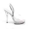 Fabulicious LIP-150 Transparent Silver Sale Women