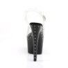 Pleaser ADORE-708LS Black Platform High Heeled Sandals