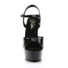Pleaser DELIGHT-609 Black Patent Platform High Heels