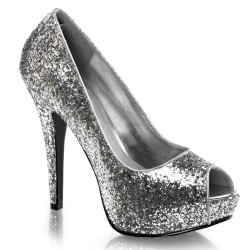 Fabulicious TWINKLE-18G Silver Glitter Sale Women