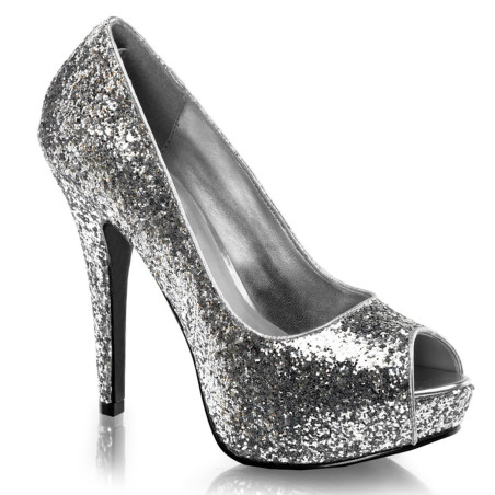 Fabulicious TWINKLE-18G Silver Glitter Sale Women