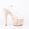 Pleaser ADORE-708MB Marble Platform High Heeled Sandals